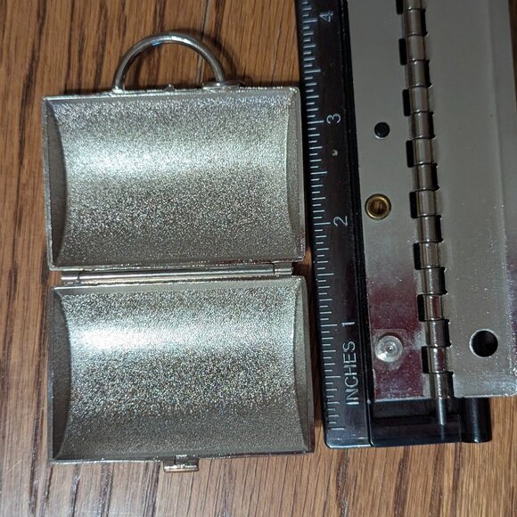 Vintage Judith Leiber for Neiman Marcus Butterfly Pill box And Key Chain - Picture 2 of 9